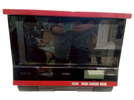 日立 ヘルシーシェフ 過熱水蒸気オーブンレンジ MRO-RBK5000 2016年美品 HITACHI 日立MRO-RBK5000 オーブンレンジ レッド　2015年製