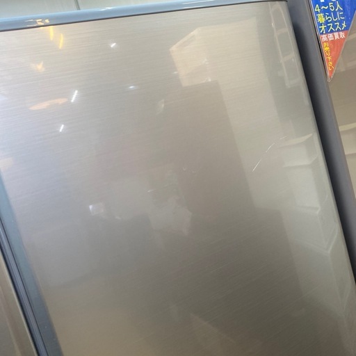 ?シルバー?TOSHIBA 473L冷蔵庫 2017年製 GR-M47FP VEGETA ６ドア ファミリー冷蔵庫 フレンチドア 自動