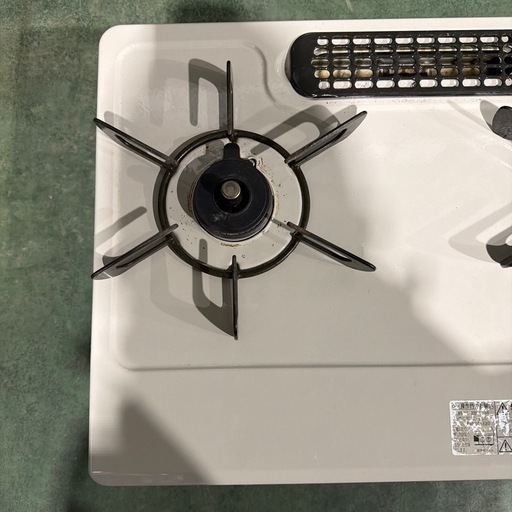 2020年　ガスコンロ　都市ガス　ガステーブル　リンナイ　Rinnai 家電　白　【動作OK】【都市ガス】