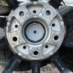 スタッドレスタイヤ ホイールセット 15インチの画像