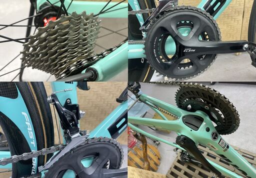Bianchi ARIA 105 2018 ロードバイク フルカーボン エアロ 50サイズ Vision METRON 5D FAST