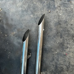 スティード400 スラッシュカットマフラーの画像