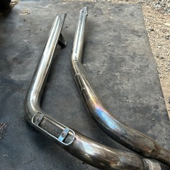 スティード400 スラッシュカットマフラーの画像