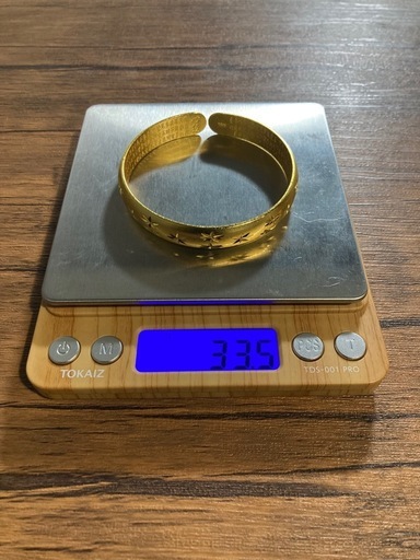 K24刻印 腕輪 バングル 実家整理 遺品整理 ゴールド 貴金属 金