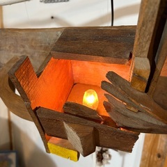 安彦年朗＊木工ランプの画像