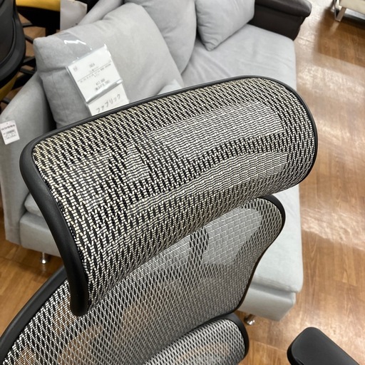 Ergohuman ワークチェア　グレー　ヘッドレスト付き　【トレファク　川越店】
