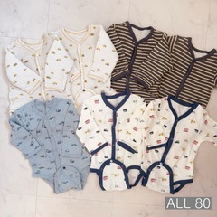 厚手肌着 ロンパース 80サイズ 男の子の画像