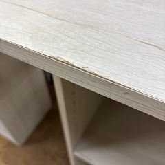 【ジャングル深井店】★連結カラーボックス ナチュラルホワイト 家具 収納家具 簡易クリーニング済 堺市 深井 【FU3335】の画像