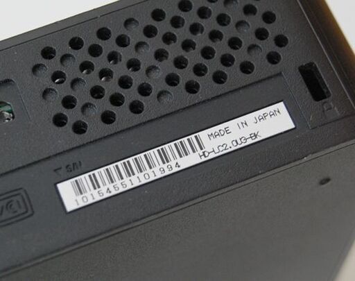 BUFFALO 外付けHDD HD-LC2.0U3 3Series 2TB ブラック USB3.0 動作確認済み バッファロー ハードディスク札幌市 清田区 平岡