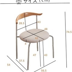 【丸テーブル・イス2脚】3点セットの画像