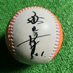 福岡ダイエーホークス 秋山幸二 2000本安打記念ミニバット サインボール印刷の画像