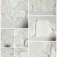 【HusHush】 ノースリーブワンピース M (ベアロ )×ボレロ セットの画像