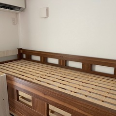 【ツートンカラー♡】木製　二段ベッド　　　の画像