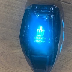 CROWN 車LEDクリスタルシフトノブ USB充電 イルミネーション  やや難ありの画像