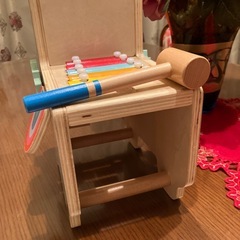 アルパカ型木製おもちゃの画像