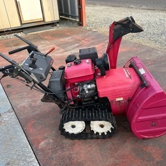 ホンダ　除雪機　HS970SV 動作品　オーガケース割れ　バッテリー上がったの画像