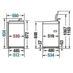 2020年製4.5ℓ【ジャンク】洗濯機
   の画像