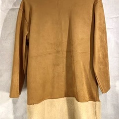 ZARA ノーカラーコート　サイズS の画像