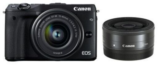 超美品・購入後未使用保管品】キャノン Canon EOS M3(ブラック 
