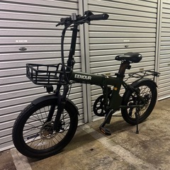 車体】 EENOUR C4 電動アシスト自転車 折り畳み 20インチ (よた) 板橋