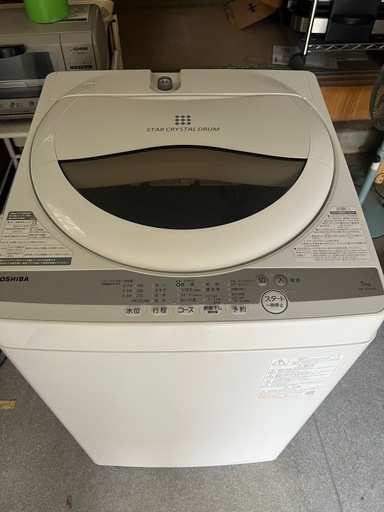 東芝　洗濯機　21年式　5キロ