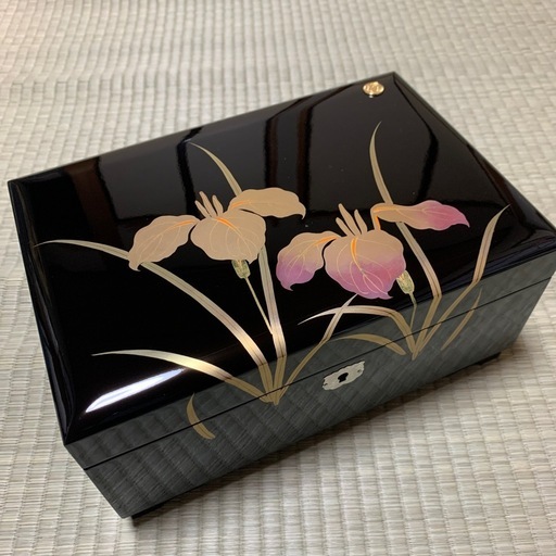 会津塗 オルゴール付き ジュエリーケース 新品未使用会津塗り宝石箱オルゴール付き (ウォンカ) 下祇園の