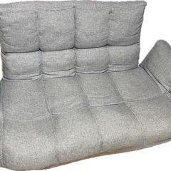 2人掛けソファ　リクライニング　グレー【1/23まで
】の画像