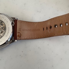 FOSSIL 自動巻き時計 スケルトン ブラックの画像