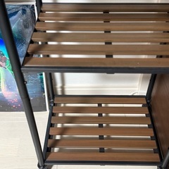 【土日限定】VASAGLE オープンラック スチールラック 収納ラックの画像