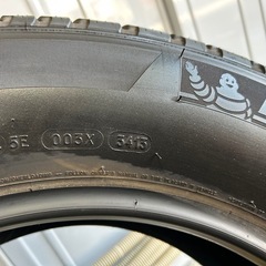 265/60R18   ミシュラン LATITUDE」TOUR HP  スペアタイヤ 未使用 スペア取り付け跡有の画像