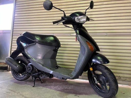 【売約済】実働 BT新品 バリ溝 スズキ CA45A レッツ4　4スト原付 インジェクション スクーター ブラック
