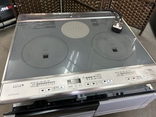 美品■クリナップ ビルトインIHクッキングヒーター　ZEFZR6M12XSS ■単相200V 美品□クリナップ ビルトインIHクッキングヒーターZEFZR6M12XSS □単相