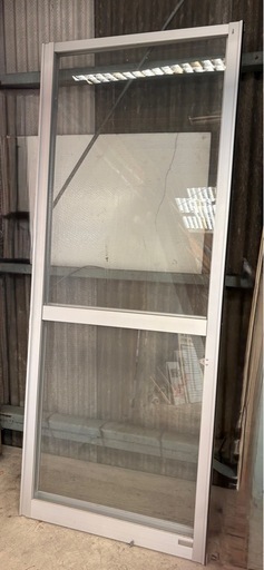 枠なしアルミサッシ2枚/中古