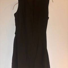 Ya LOSANGELES ノースリーブ ブラックドレス Mの画像