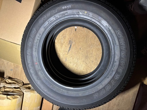 ブリヂストン　デューラー　タイヤ　175/80R16 新車外し