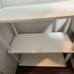 ニトリ 白い棚 3段
の画像