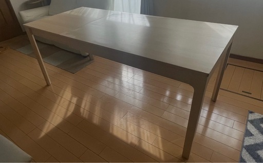 （お譲り完了）IKEA イケア　EKEDALEN エーケダーレン　ダイニング　伸長式テーブル＆チェア4脚セット　バーチ