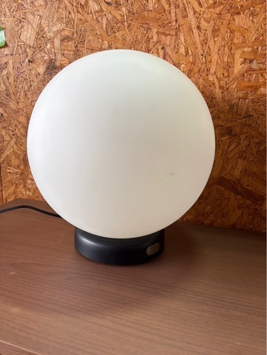 A1802 球体ガラステーブルランプ フロアランプ 電球交換済み