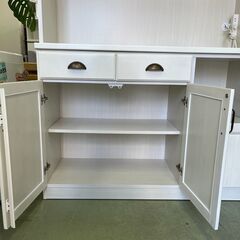 【リサイクルショップ ピカソ 小松原】📦✨幅120ニトリ✨キッチンボード ミランダ2 120WH🤍✨📦★4222★の画像