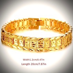 ★【24Kゴ－ルド・ロ－ズ型ブレスレット】★新品未使用★の画像