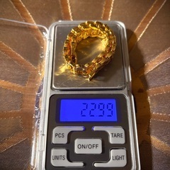 ★【24Kゴ－ルド・ロ－ズ型ブレスレット】★新品未使用★の画像