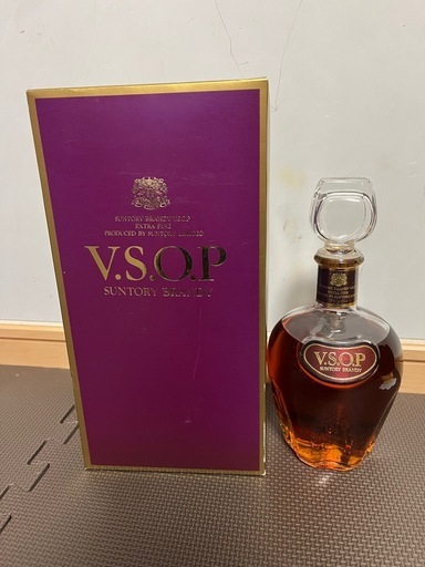 SUNTORY V.S.O.P ブランデー 箱入り古酒サントリーVSOP (たけ) 赤池
