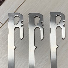 決定済　新品未使用　ペグ 鍛造ペグ 6本セットソリッド 28cm  高強度 耐食の画像