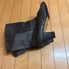 イタリア製本革ブーツの画像