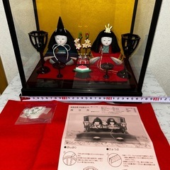 優佳良織 北海道手織つむぎ ユーカラ織 雛人形の画像