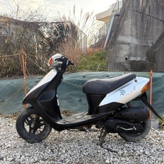 SUZUKI レッツ2 2サイクル　部品取り　レストアベース不動車の画像