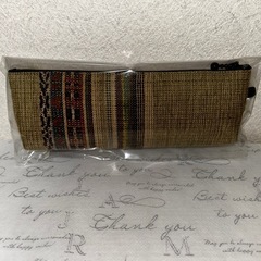 美品　希少品　北海道旭川優佳良織北海道手織り毛100% 3セット　ユーカラ　マフラー　バック　筆入の画像