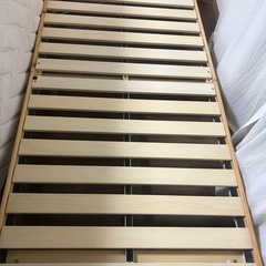 ポケットコイルマットレス　シングル　すのこベッドの画像