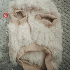 小型犬　お洋服フリースモコモコの画像