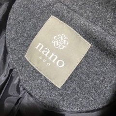 nano&co ステンカラーコート グレー nano base ナノユニバースの画像
